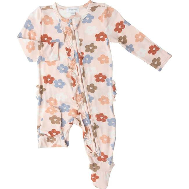 Daisy Hearts 2 Way  Zipper Footie | Maisonette