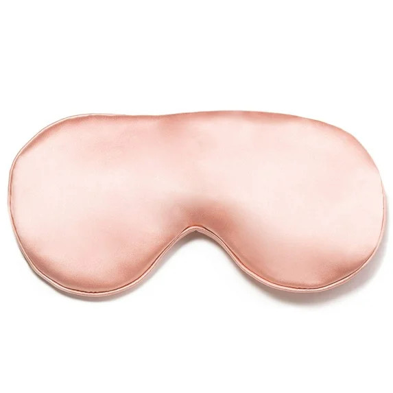 Fishers Finery 25 Momme 100% Mulberry Silk Eye Mask Adjustable Strap (Pink) | Walmart (US)