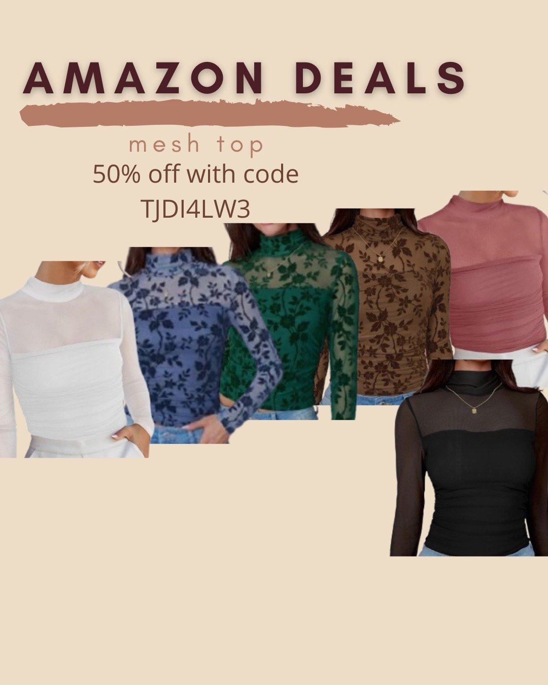 Only $5 ends 7/27

Amazon fashion
Amazon deals
Mesh top
Date night outfit

#LTKSaleAlert