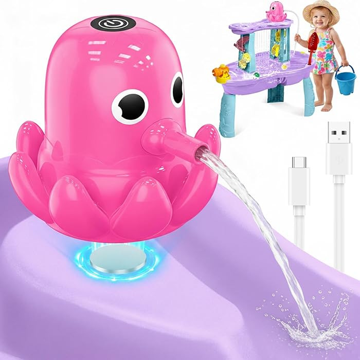 Water Table Pump, Battery Powered Continuous Water Pump for Water Table, Cordless Octopus Recharg... | Amazon (US)