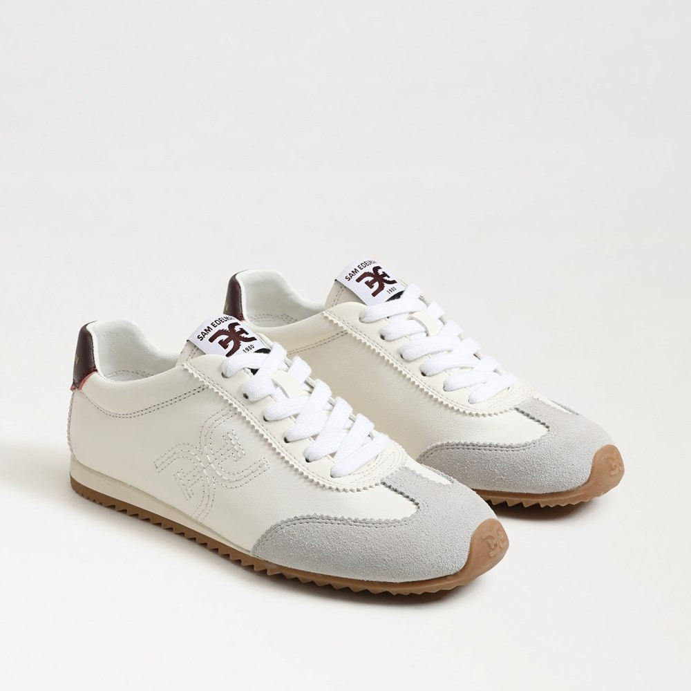 Sam Edelman Isella Sneaker Optic White Leather 7.0 | Sam Edelman CA
