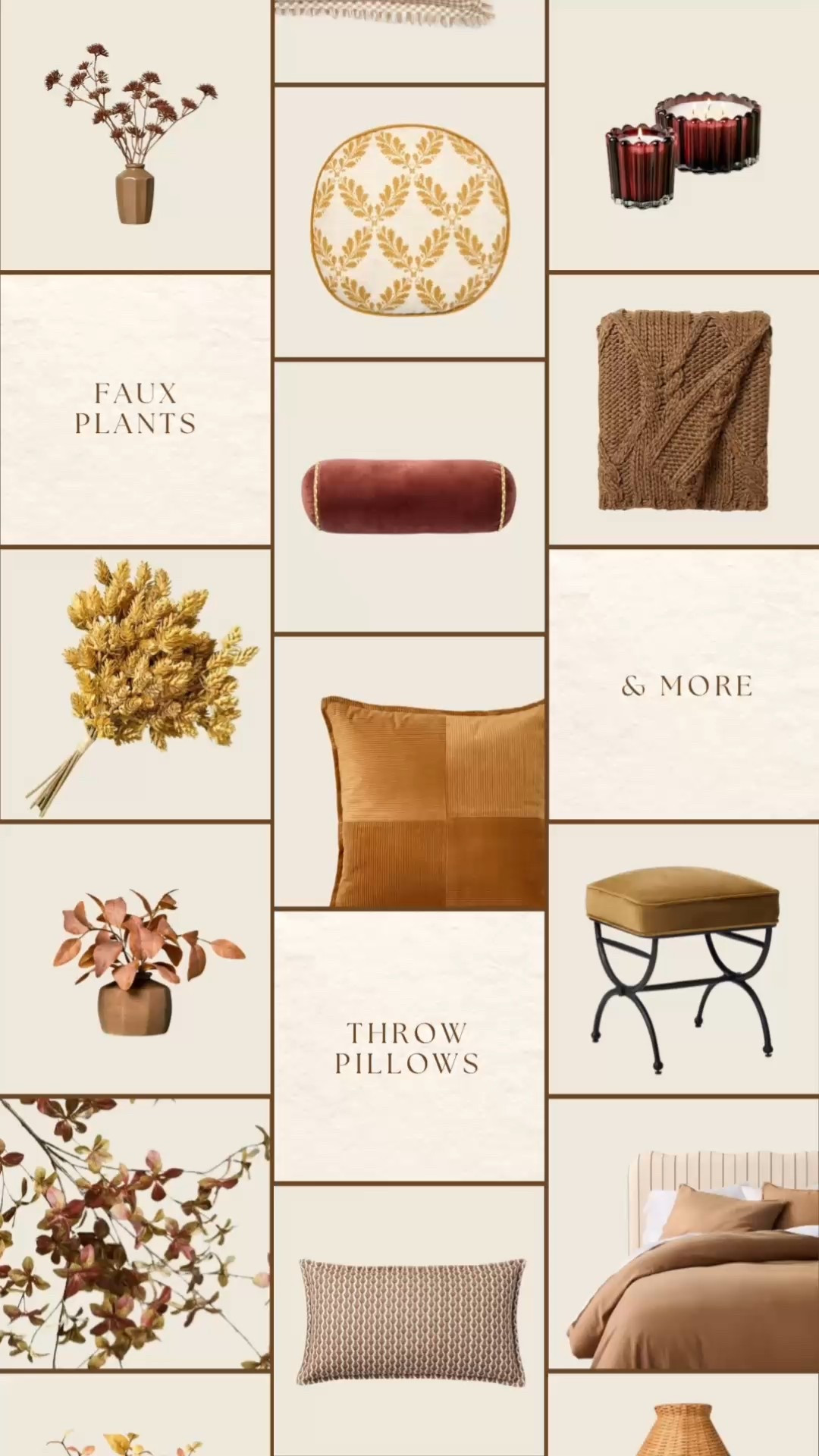 The fall collections at Target this year have such cozy pieces.

I’m loving how the pieces from Hearth & Hand combine honey wood tones, and other earthy colored textiles, complete with tons of texture and depth!

The new fall collection from Studio McGee at Target also has  such stunning pieces. The warm olive and rust hues look beautiful together! 

The best part is that all of these finds are from Target so they’re budget friendly! 

#studiomcgee #autumnbedroominspo #targethomefinds #cozybedroom
#hearthandhand #falldecor #autumndecor #fallbedroom #cozylivingroom


#LTKHome #LTKSeasonal