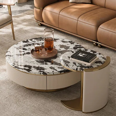 Modern and simple marble coffee table set | Wayfair North America
