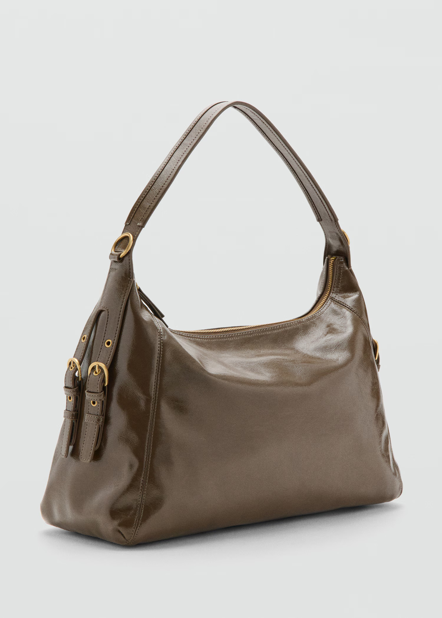 Shoulder bag with buckles detail | Mango (US/MX/AU)