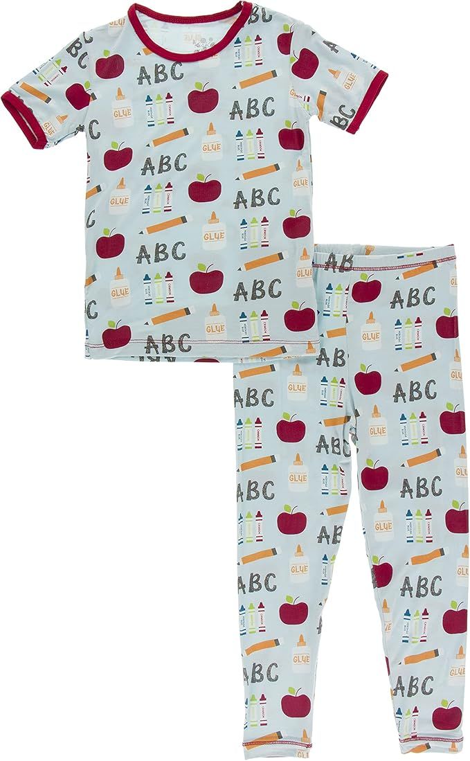 KicKee Pants 1st Day of School ABCs Pajama Set, Snug Pajamas for Boys and Girls | Amazon (US)