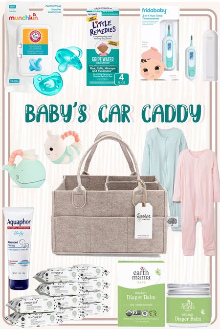 What I plan on carrying in baby’s car caddy other than diapers. Nursing and additional changing items are packed in my Twelve Little diaper bag (Shared on separate LTK post) for on the go as well!



#portablecaddy #changingcaddy #babywipes #babythermometer #babyteether #carcaddy #babyclothes #diaperbalm #gripewater #babyessentials #babyitems #babyshowergift 

#LTKbump #LTKbaby #LTKunder50