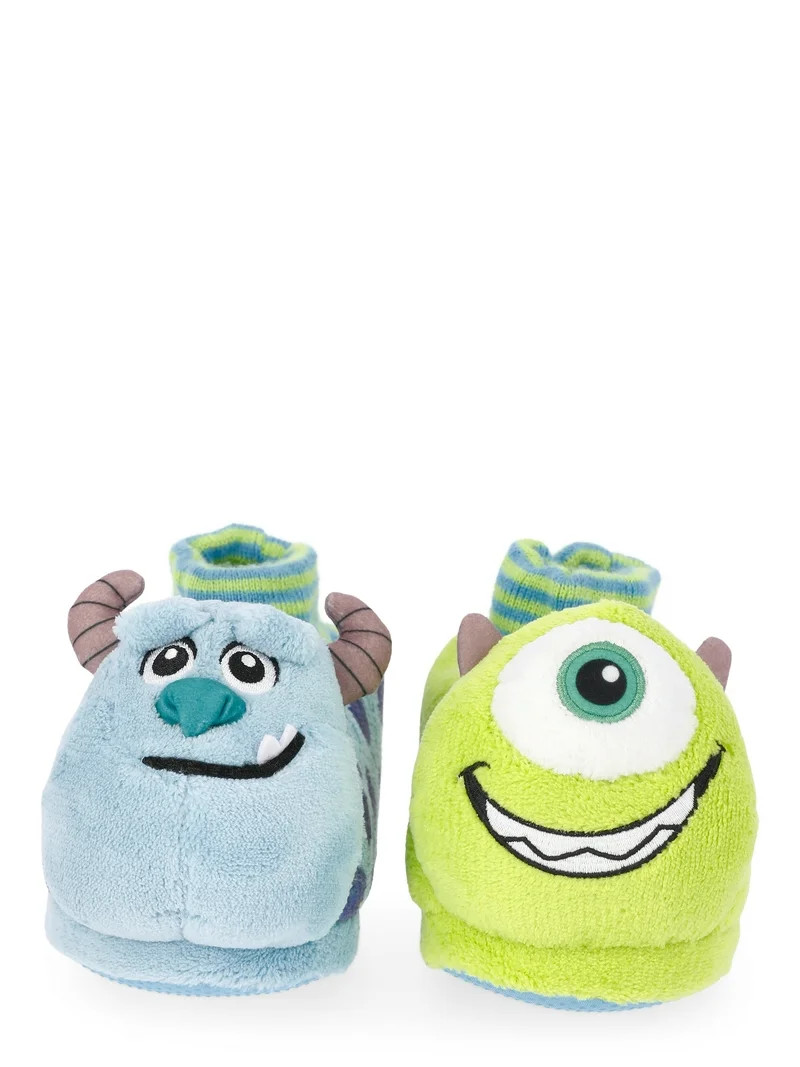 Monsters Inc Toddler Boys and Girls Sock Top Slippers | Walmart (US)