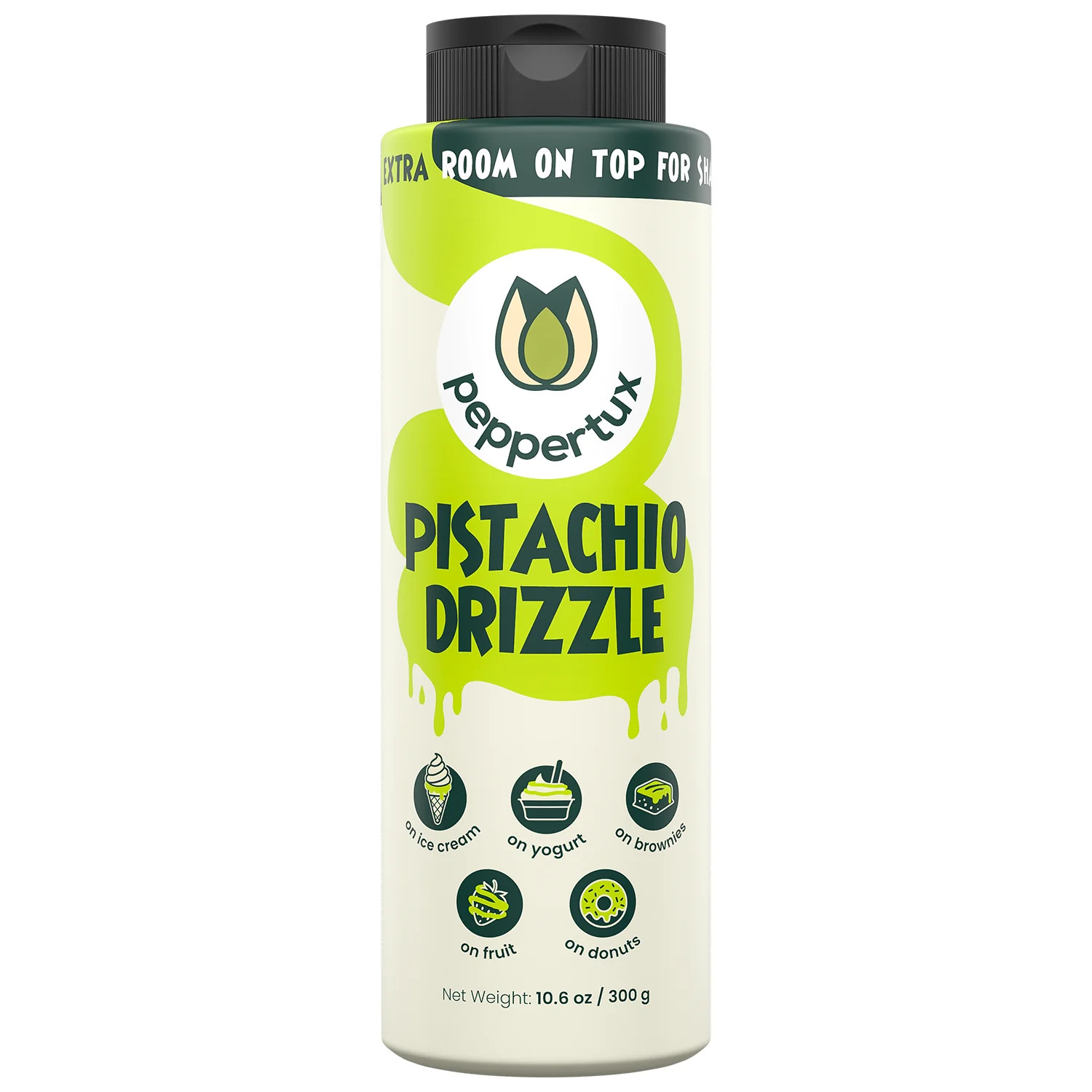 Peppertux Pistachio Drizzle - The Perfect Sauce for Your Desserts! | Peppertux