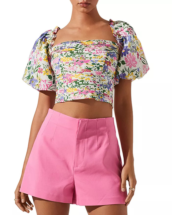 Lin Floral Crop Top | Bloomingdale's (US)