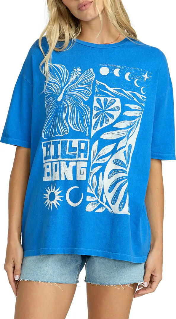 Billabong Summer Nights Oversize Cotton Graphic T-Shirt | Nordstrom | Nordstrom
