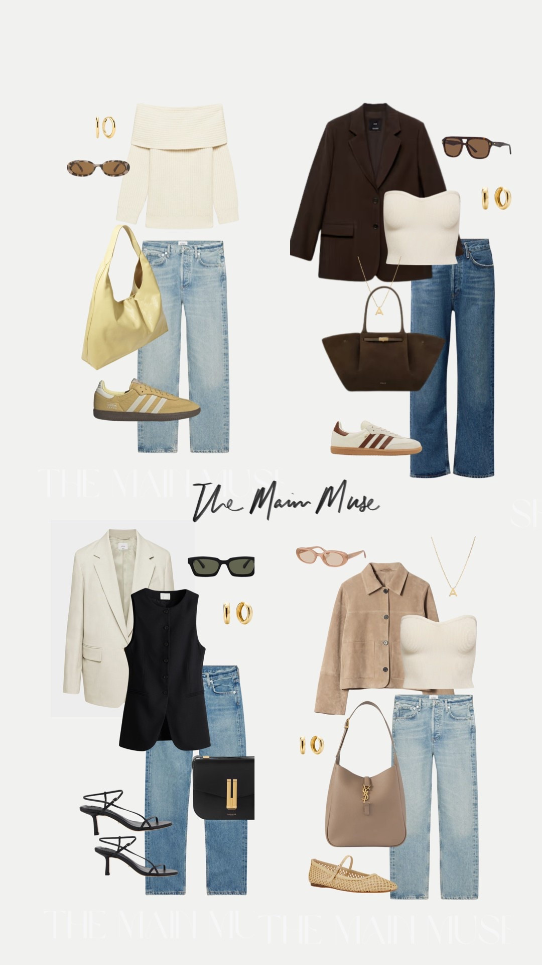 March 30 looks ❣️

off the shoulder cream sweater, wide neck knit sweater, light wash straight leg jeans, yellow adidas gazelle sneakers, pastel yellow hobo bag, gold chunky hoop earrings, tortoise shell sunglasses, casual spring outfit women, weekend look with sneakers, cozy chic outfit, oversized brown blazer women, strapless knit tube top, high waisted blue jeans, brown adidas sneakers, brown suede tote bag, brown aviator sunglasses, minimal gold hoops, elevated casual outfit, blazer and jeans outfit, spring capsule wardrobe, ivory blazer outfit women, black sleeveless vest top, mid rise vintage jeans, black strappy kitten heels, structured black crossbody bag, olive green rectangle sunglasses, gold hoop earrings small, date night outfit ideas, jeans and heels outfit, neutral going out outfit, cropped suede jacket beige, cream knit bandeau top, light wash loose jeans, woven ballet flats women, YSL hobo bag taupe, beige cat eye sunglasses, gold initial pendant necklace, spring transition outfit, casual luxury look, effortless chic outfit

#LTKStyleTip #LTKFindsUnder50 #LTKFindsUnder100