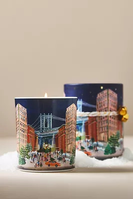 New York City Gourmand Cashmere & Coconut City Boxed Candle | Anthropologie (US)