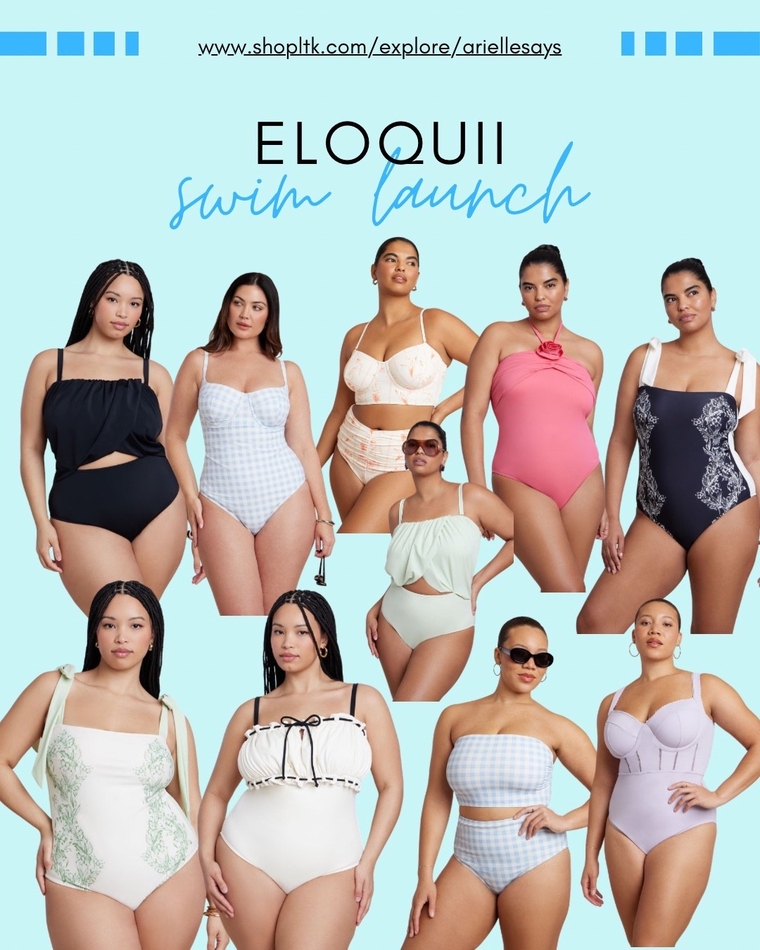 ELOQUII launched some plus size swim and the collection is so cute! I’m loving the pastels  

#LTKPlusSize #LTKSwim #LTKTravel