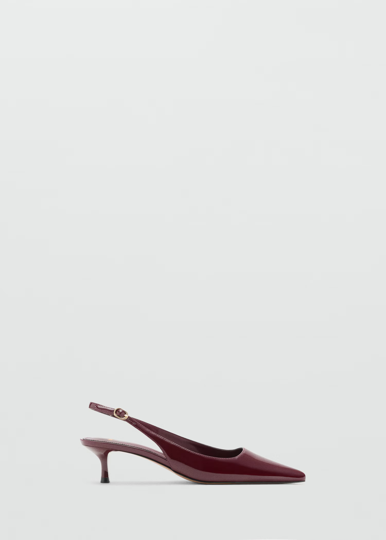 Kitten-heel patent leather shoes | Mango (US/MX/AU)
