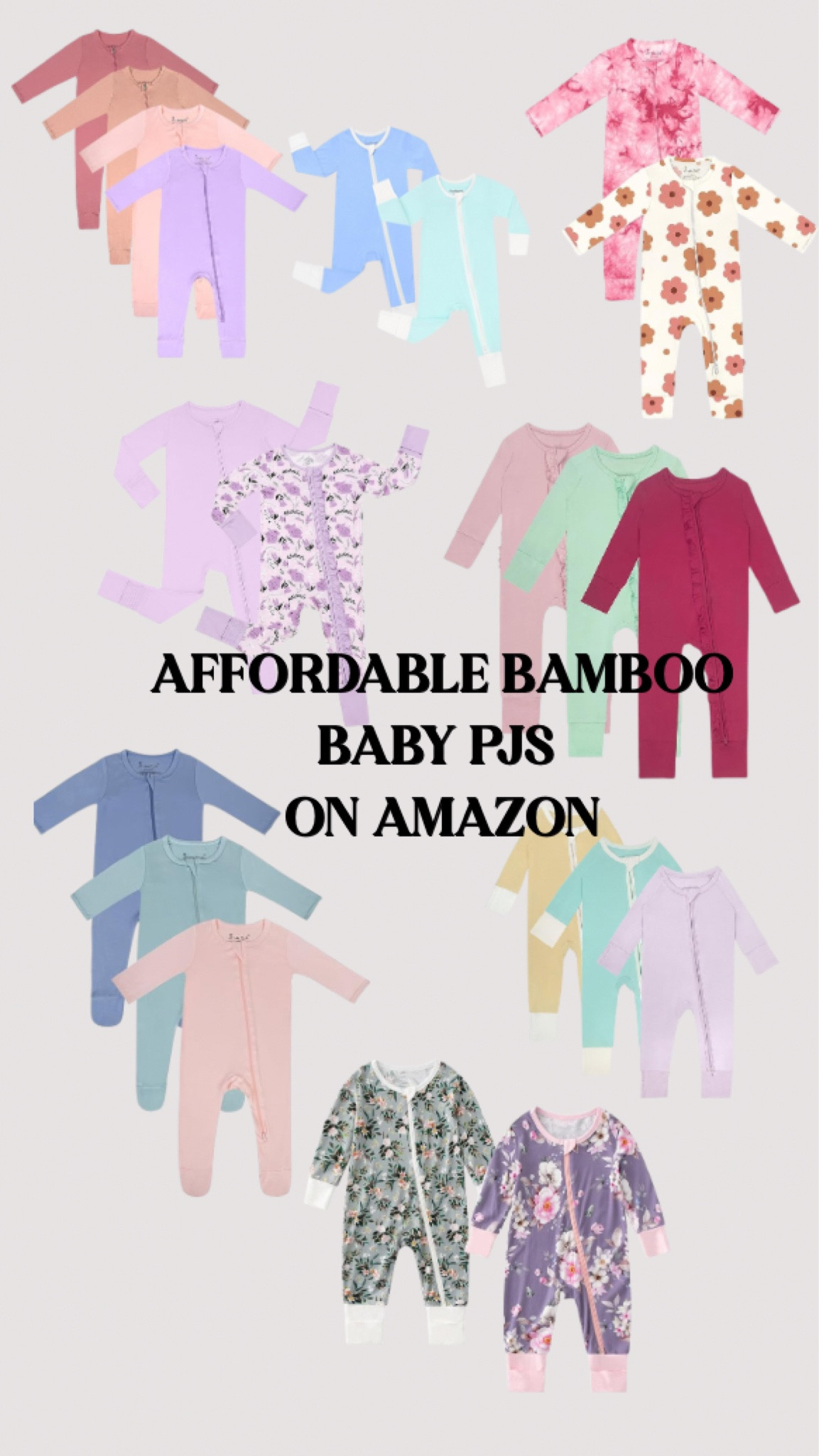 Affordable bamboo baby pjs on Amazon 

#LTKKids #LTKFamily #LTKBaby