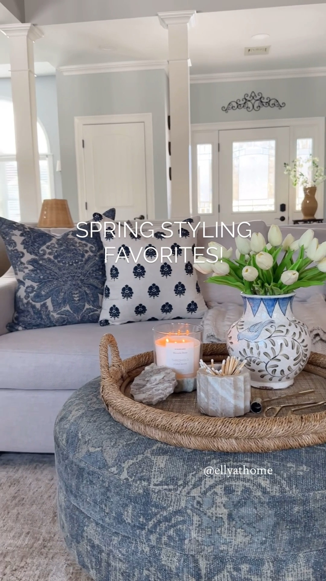 Favorite spring styling finds! Shop pillows on sale, planter, vases, tulips, candles, sofa, area rug and more! Home decor accessories. Pottery Barn, Magnolia home, Target, Amazon, free shipping. 

#LTKHome #LTKSaleAlert #LTKdayinmylife