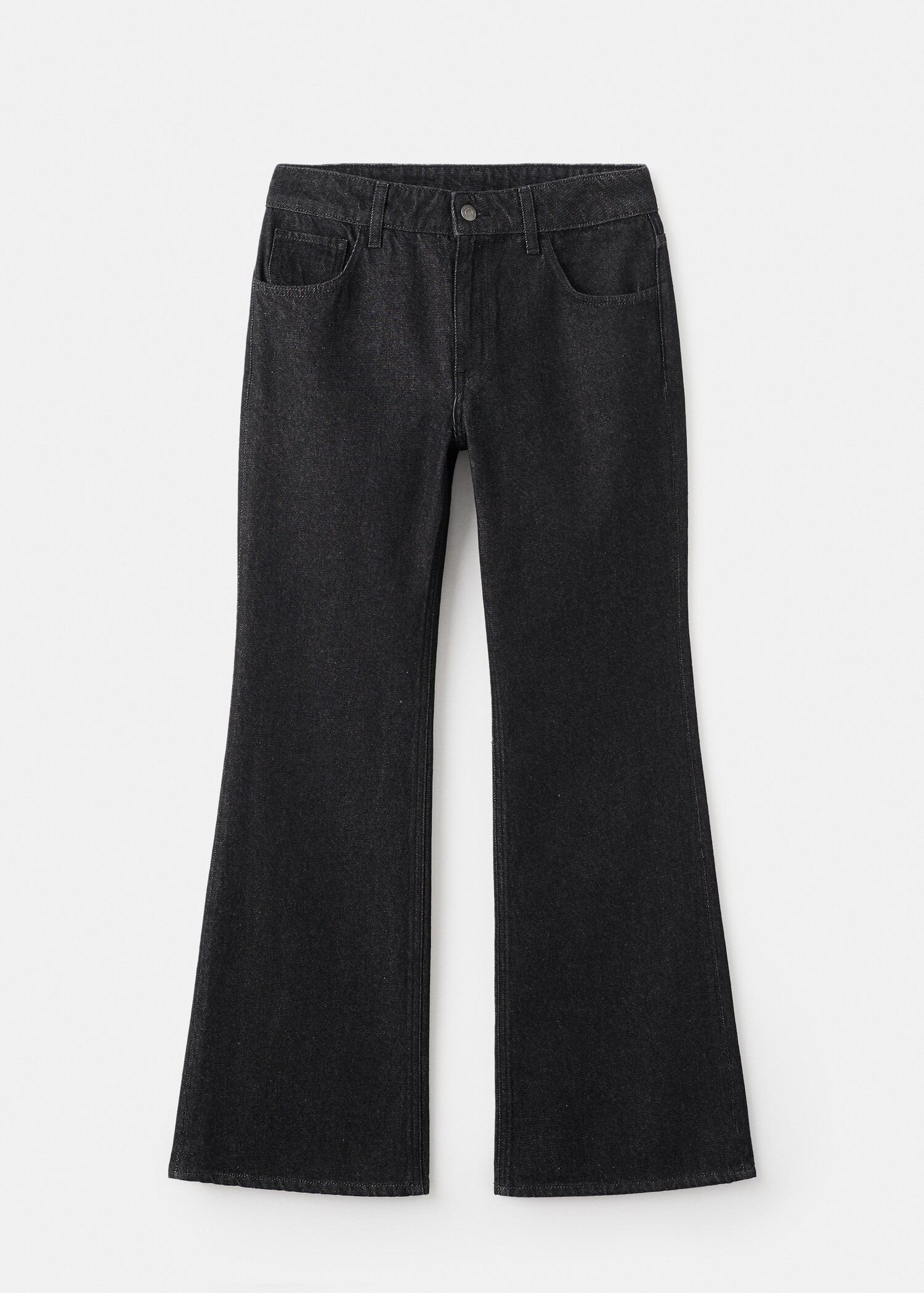 Flared rinse-wash jeans | MANGO (UK)