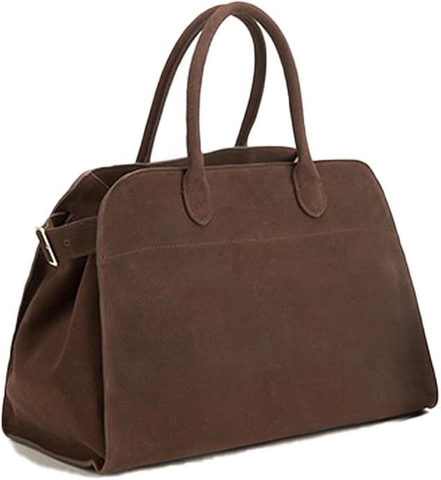 Vintage Women's Large-Capacity Suede Tote Bag, Classic and Stylish Handbag, Perfect for Commuting... | Amazon (US)