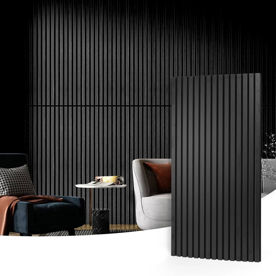 Art3d 2 Wood Slat Acoustic Panels for Wall and Ceiling - 3D Fluted Sound Absorbing Panel with Woo... | Amazon (US)