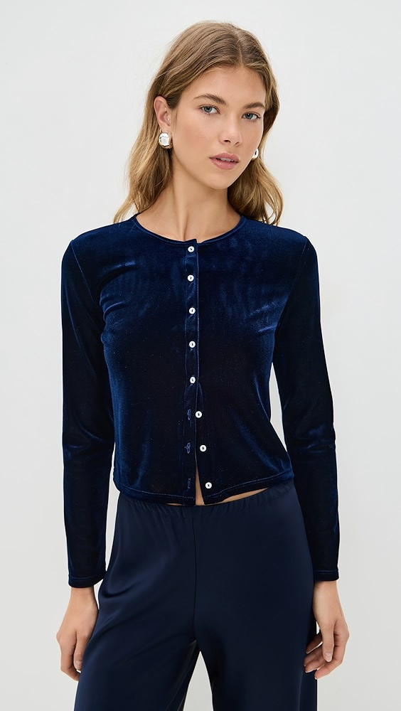 Eloise Velvet Cardigan | Shopbop
