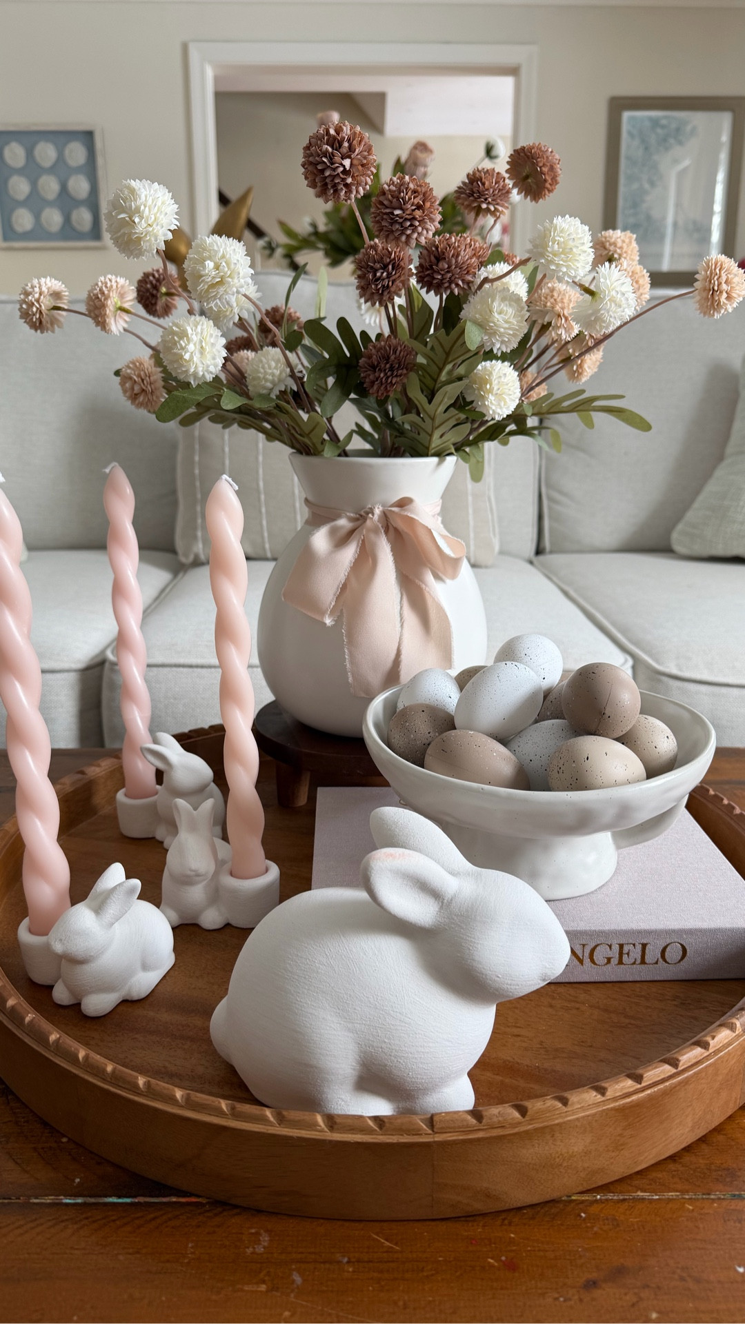 Neutral Easter Centerpiece🤍🐰I love this one because it’s not full of pastels and can be used all spring!

#LTKSeasonal #LTKHome