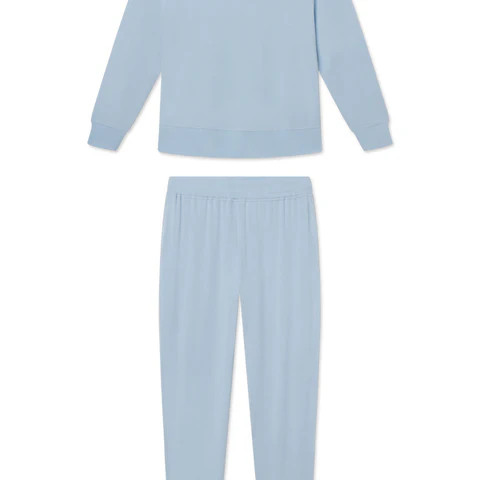 Relax Jogger Set in French Blue | Lake Pajamas