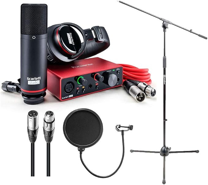 Focusrite Scarlett Solo Studio 3rd Gen 2-in, 2-out Audio Interface with Microphone & Headphones, ... | Amazon (US)