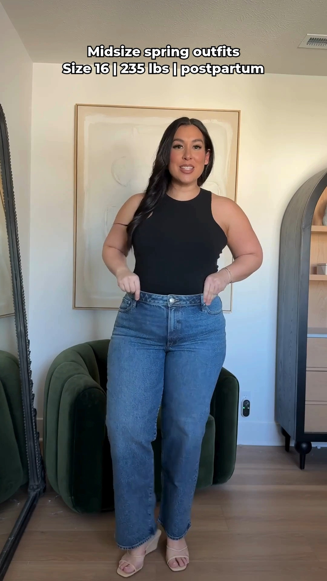 Found the perfect high neck tank (built in bra!!) and these jeans are so comfortable and flattering! Staple pieces for your wardrobe! 
-
-
-
Spring midsize @Express  haul 🤍
Express haul, Midsize haul, Spring Haul, Dress, OOTD, Express Midsize, Curvy haul, Jeans, Tops, Clothes, Easter 


#LTKSeasonal #LTKMidsize #LTKootd