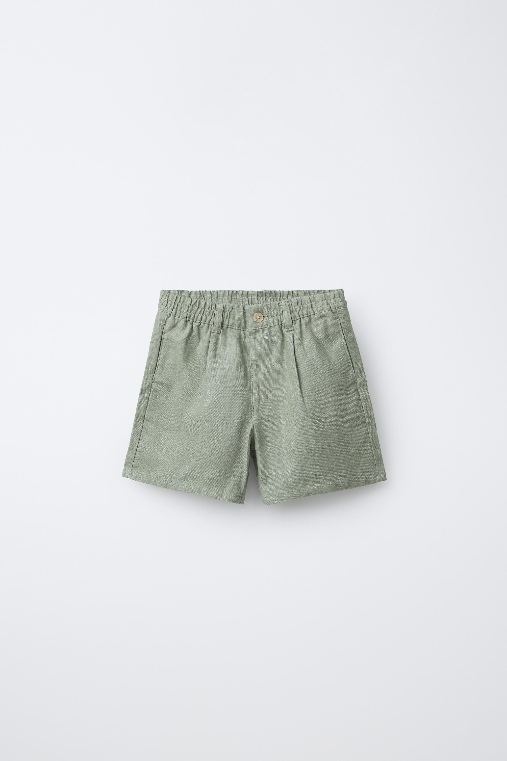 100% LINEN SHORTS | Zara US