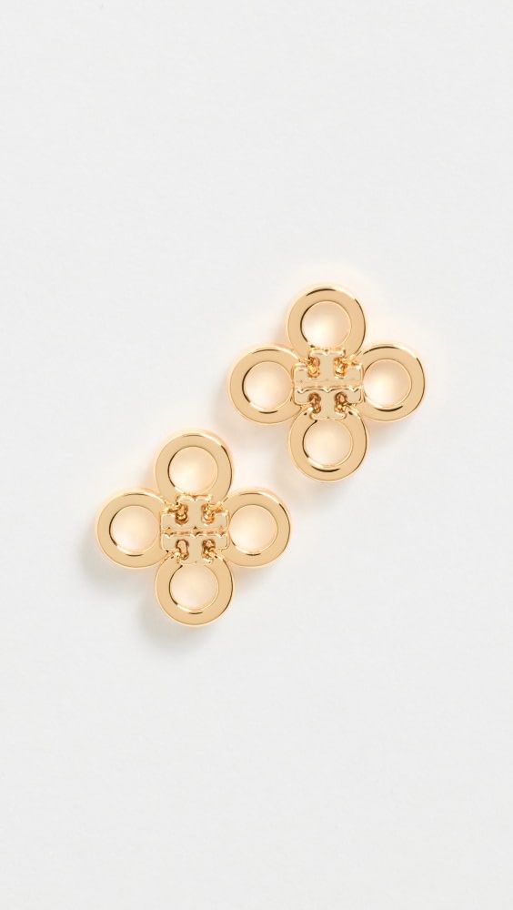 Tory Burch Small Kira Clover Stud Earrings | Shopbop | Shopbop