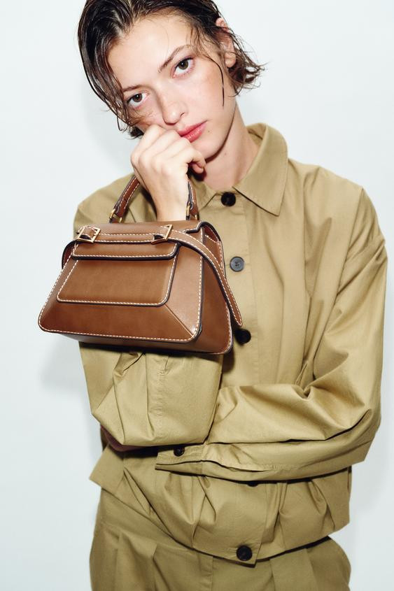 CITY BAG WITH BUCKLES | Zara UK