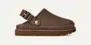 UGG® Women's Goldenstar Villa Clog Nubuck Shoes in Mustard Seed, Size 7.5 | UGG (US)