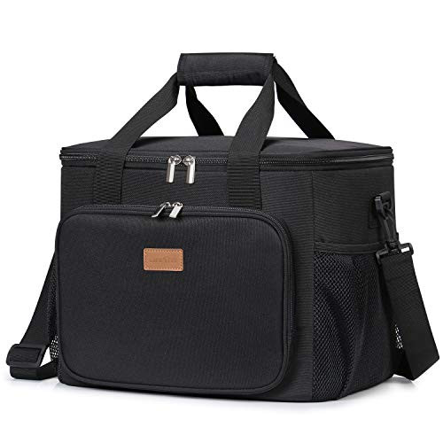 Lifewit Collapsible Cooler Bag Insulated 24L ( 40-Can ), Large Leakproof Soft Sided Portable Cooler  | Amazon (US)