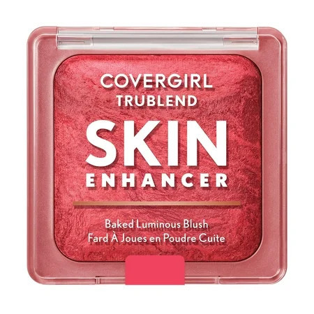 COVERGIRL TruBlend Skin Enhancer Baked Luminous Blush, 420 Strawberry Drizzle, 0.28oz | Walmart (US)