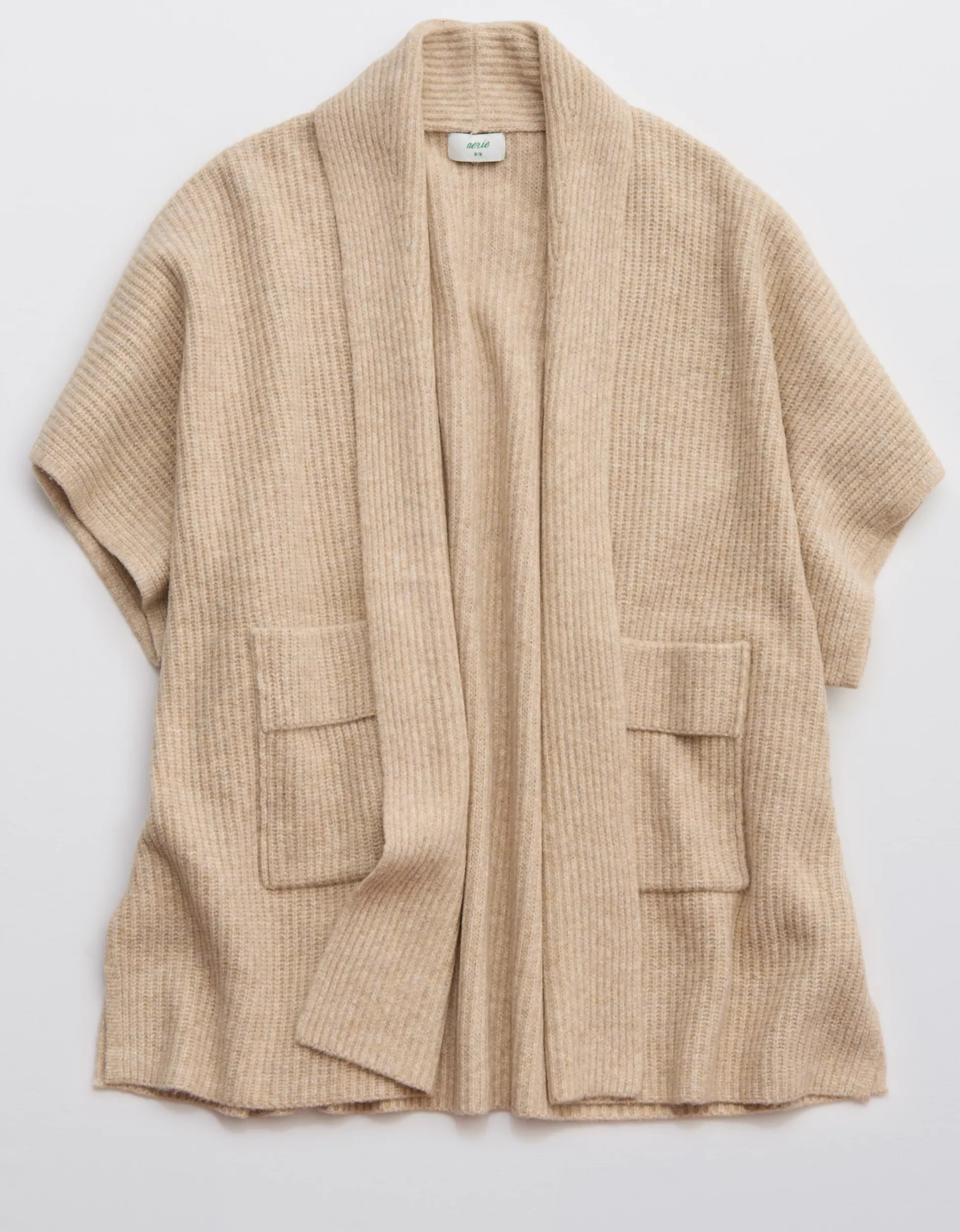 Aerie Shawl Collar Sweater Cape | Aerie