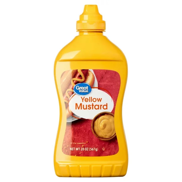Great Value Yellow Mustard, 20 oz Squeeze Bottle | Walmart (US)