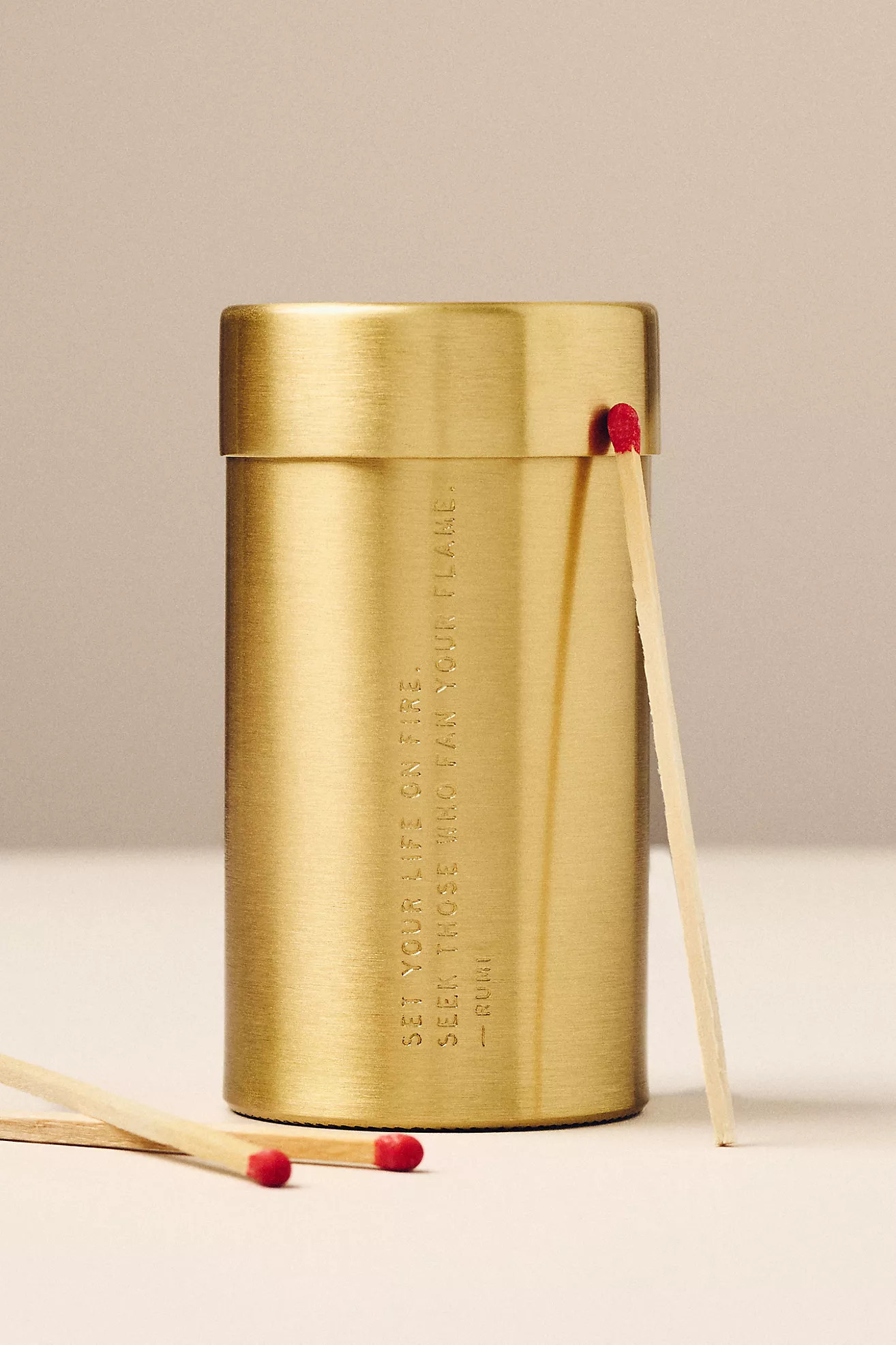 Mersea Brass Match Holder | Anthropologie (US)