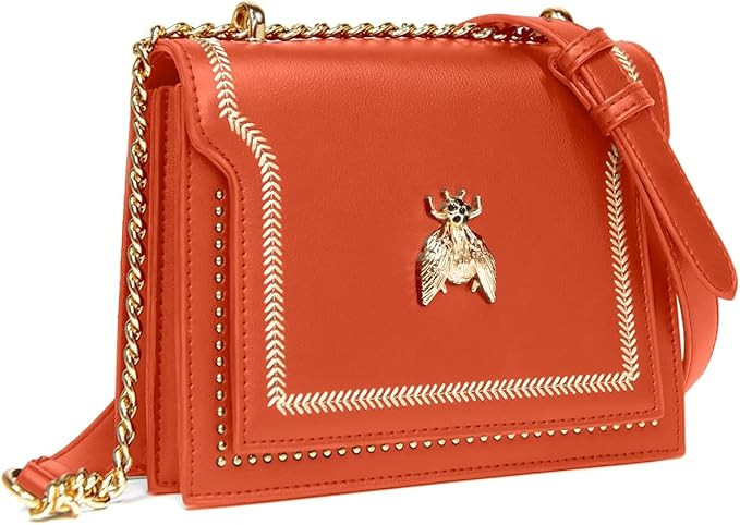 NPBAG Small Purse, Crossbody Bag for Women, Clutch Handbag Shoulder Bag with Metal Chain Strap, D... | Amazon (US)