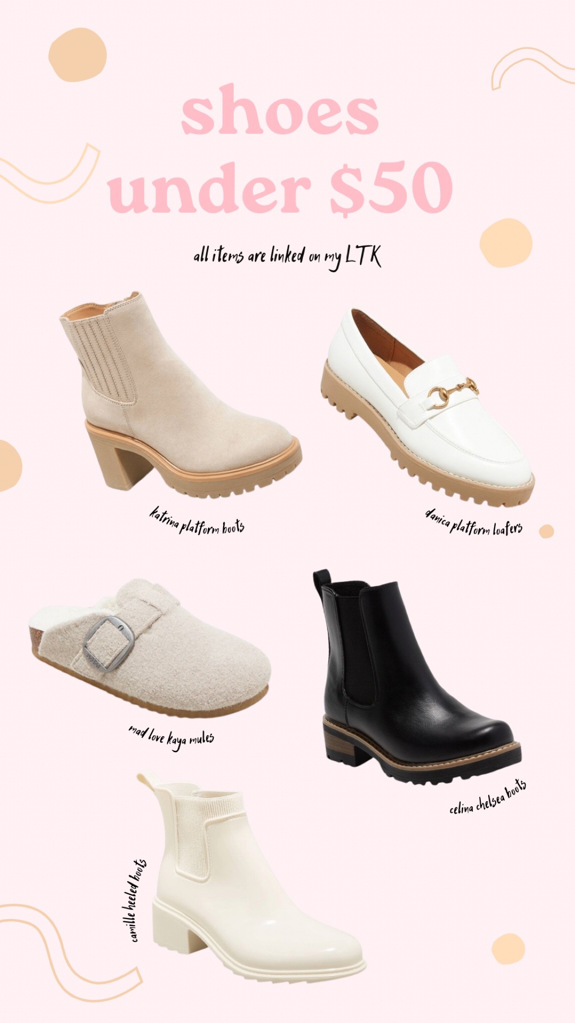 fall trends, fall boots, ankle boots, clogs, loafers, shoes under $50, target finds, chunky boots, Birkenstock dupes, affordable shoes, fall outfit, beige ankle boots, black boots

#LTKstyletip #LTKunder50 #LTKsalealert