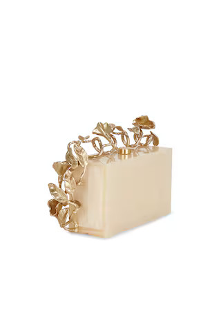 Cult Gaia Fana Clutch in Ivory from Revolve.com | Revolve Clothing (Global)