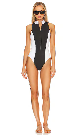 Tessa One Piece in Black & White | Revolve Clothing (Global)