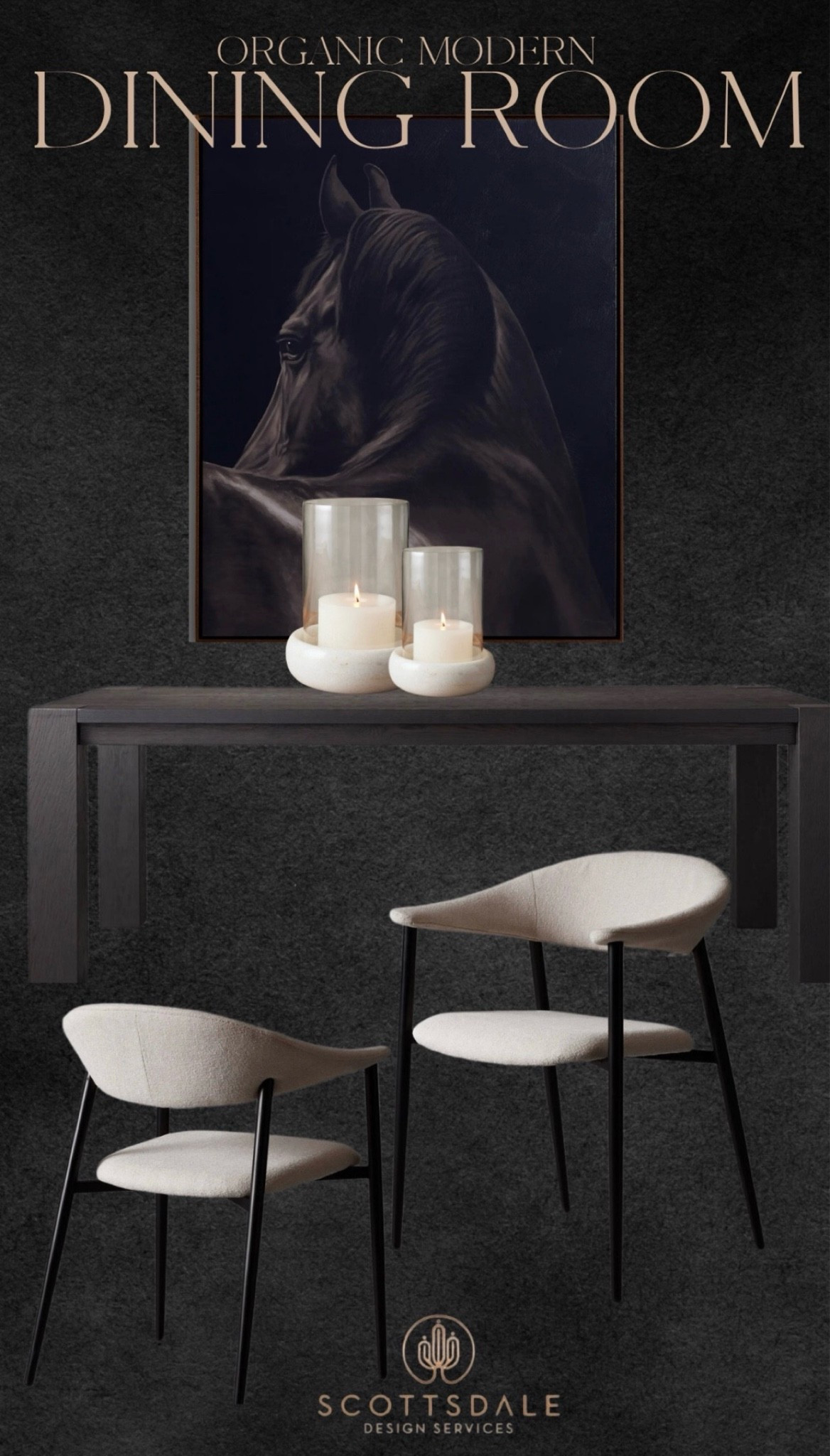 Organic modern dining room🖤

#LTKHome