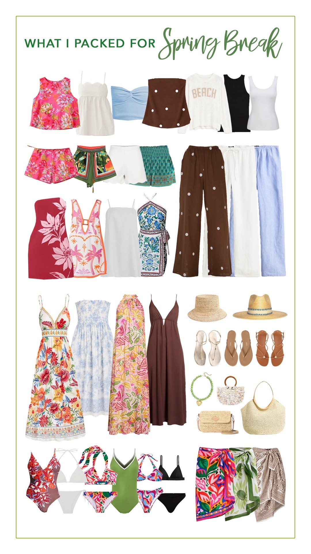 What I Packed for Spring Break | Hi Sugarplum!

#LTKSeasonal #LTKTravel #LTKOver40