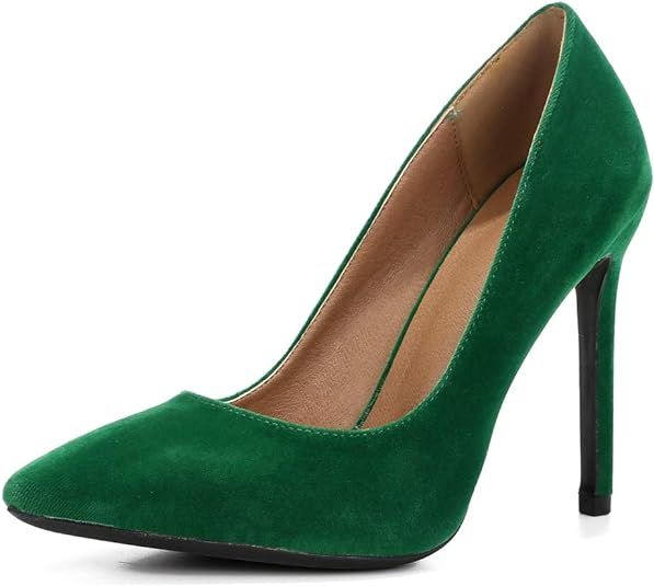 fereshte Women's Pointy-Toe Stiletto High Heels Dress Pumps | Amazon (US)