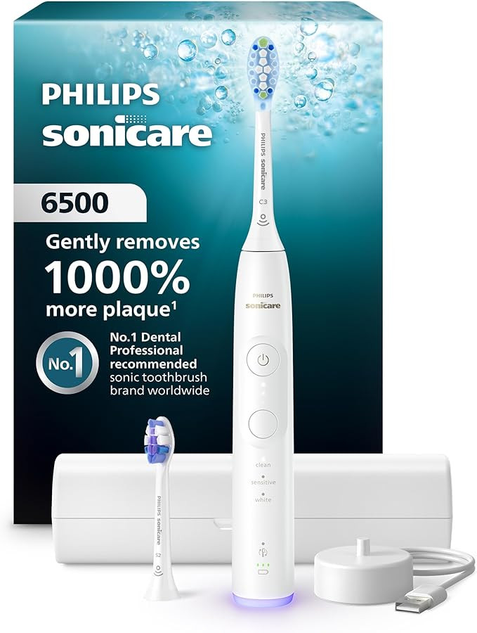Philips Sonicare 6500 Series Electric Toothbrush - Next-Generation Sonicare Technology, Pressure ... | Amazon (US)