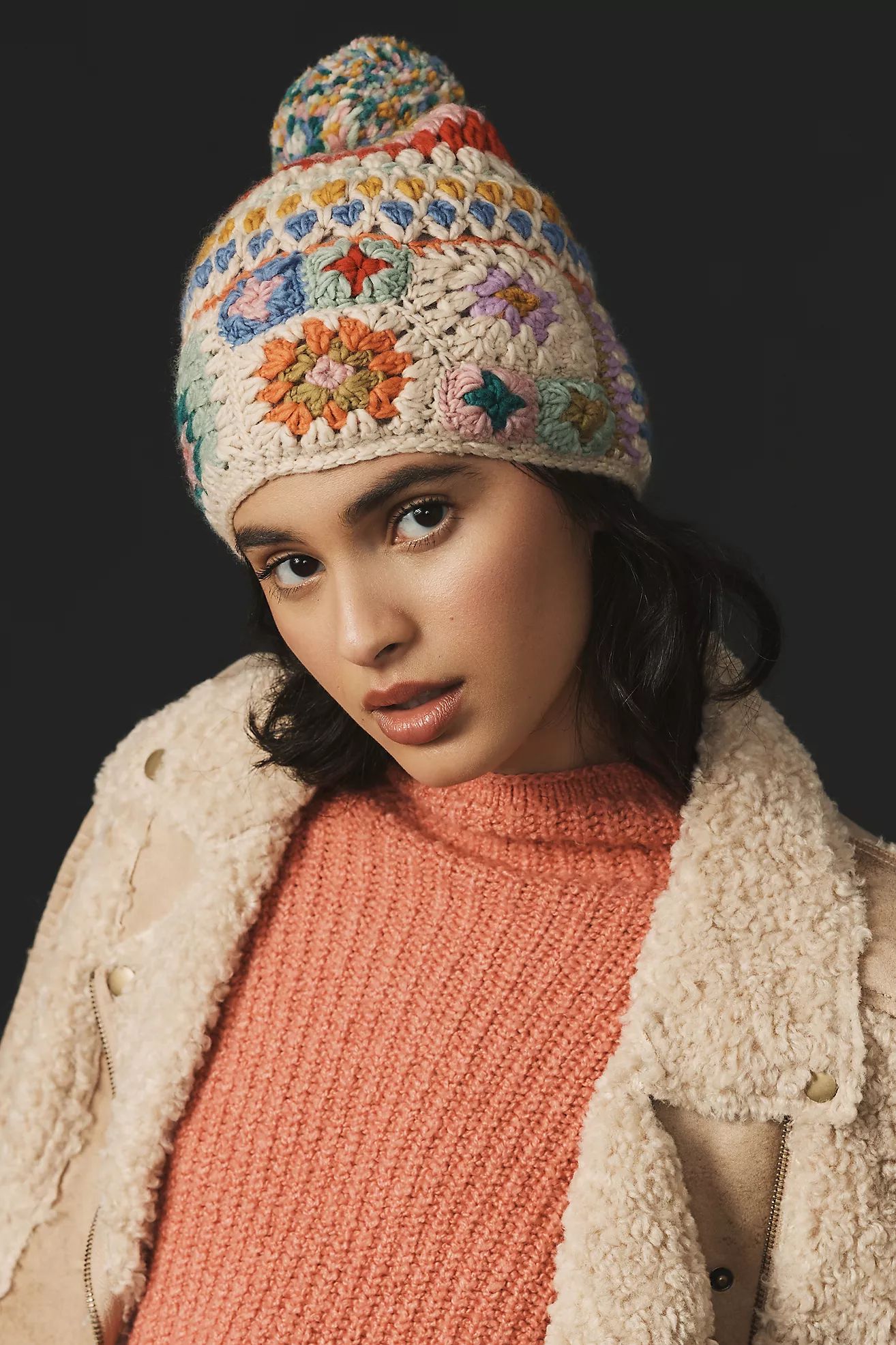 French Knot Woodstock Beanie | Anthropologie (US)