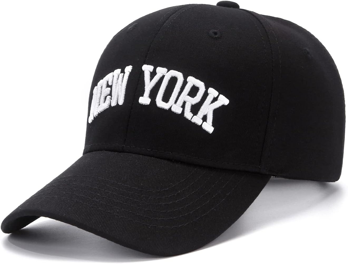 Classic Baseball Cap New York Embroidery 100% Cotton Adjustable Dad Hat Men and Women | Amazon (US)
