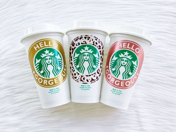 Hello Gorgeous Starbucks Cup, Best Friend, Mother's Day, Gift for Mom, Gift for Her, Valentine's ... | Etsy (US)