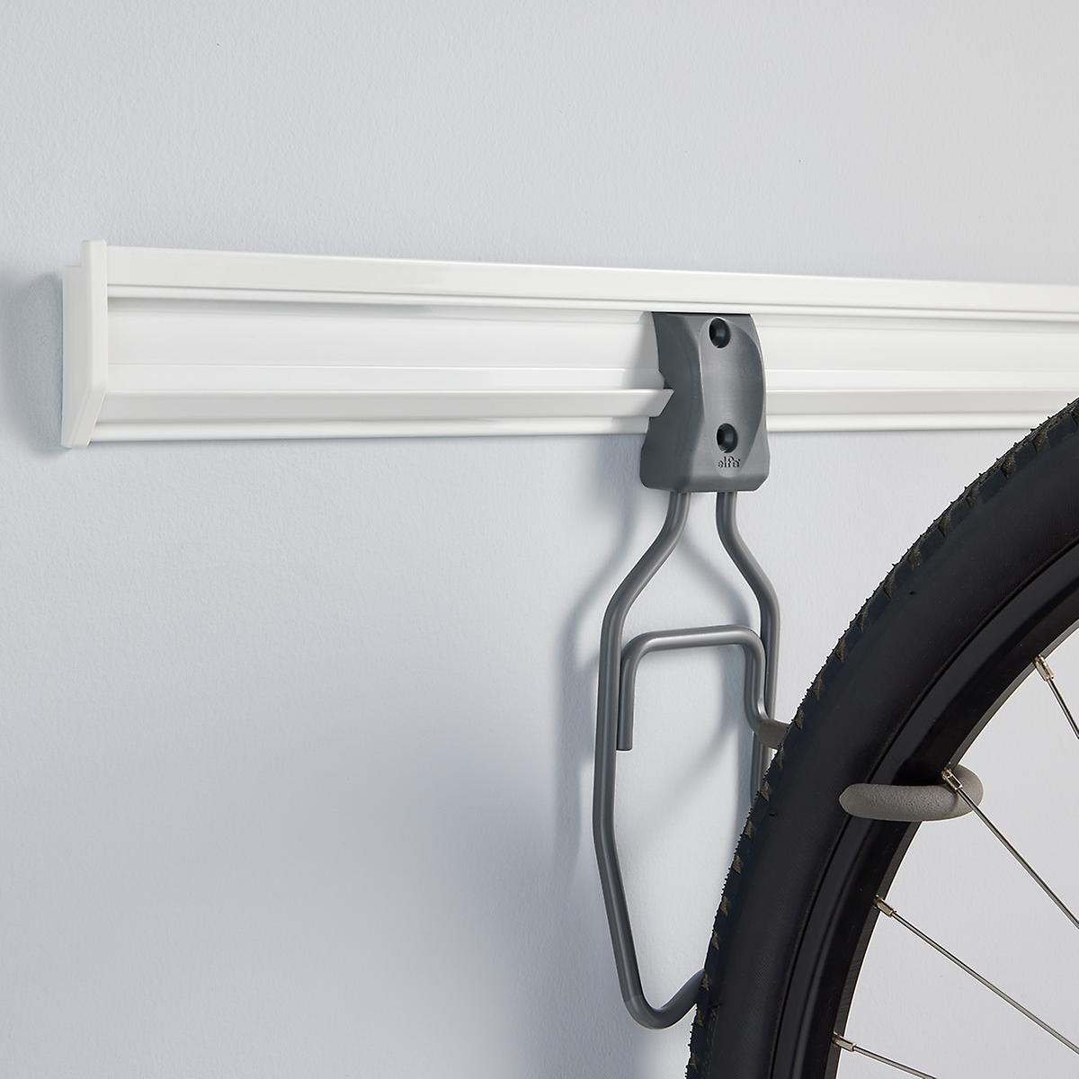 White Elfa Utility Storage Track | The Container Store