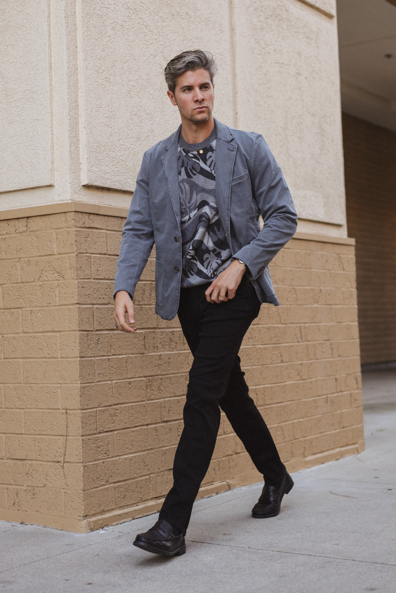 Dressed up in Tommy Bahamaian